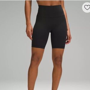 Lululemon Wunder Under Train High Rise Short 8” in Black